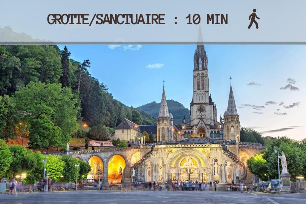 Appartement Le Jeanne 4/6 Couchages, Wifi, Sanctuaire à Lourdes Extérieur photo